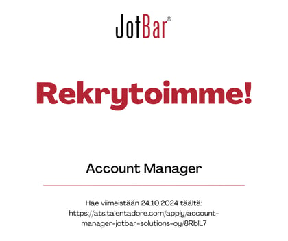 Rekrytoimme Account Managerin